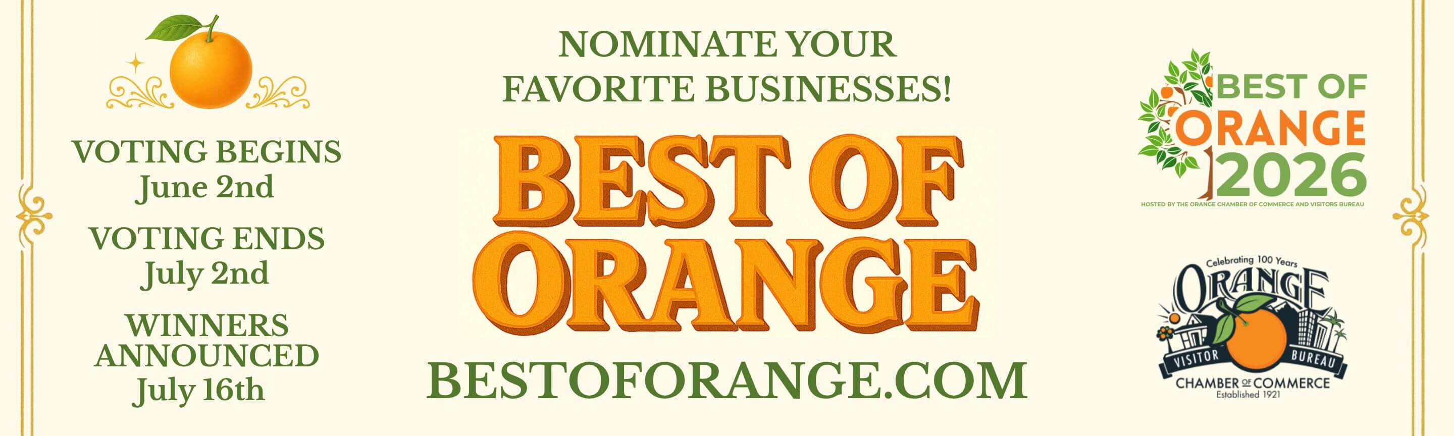 Best of Orange page banner