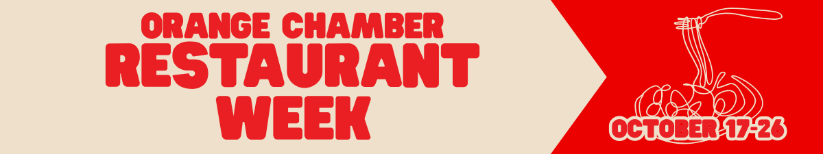 Orange Chamber Restaurant Week Banner