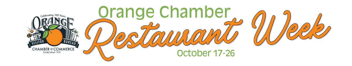 Orange Chamber Restaurant Week Banner