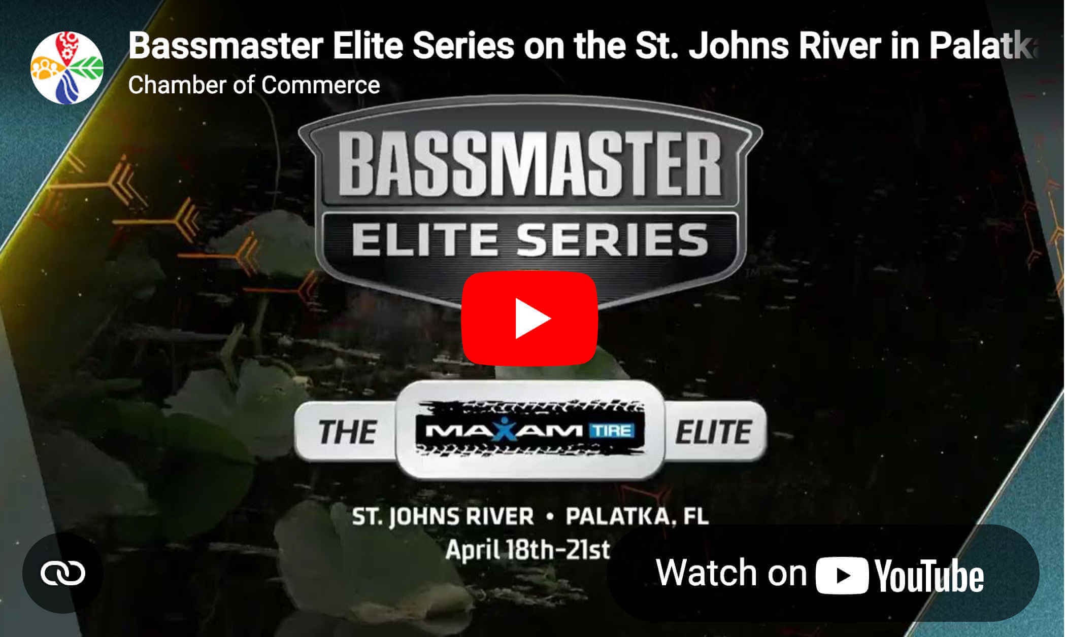 Feel the excitement as the Bassmaster Elite Series takes on the legendary St. Johns River