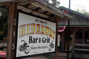 The Hideaway Bar_Sign and front of building_Pomona Park_Putnam County_Brandy Jo Hastings_Compressed