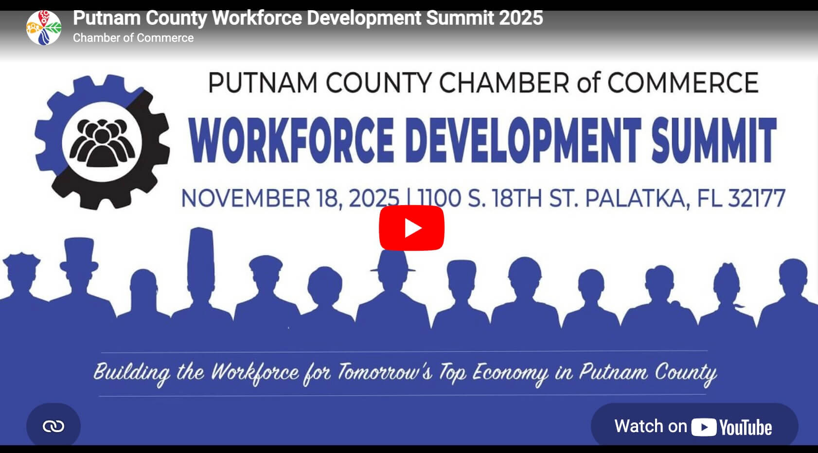 Putnam County Workforce Development Summit 2025 Youtube Video Screenshot