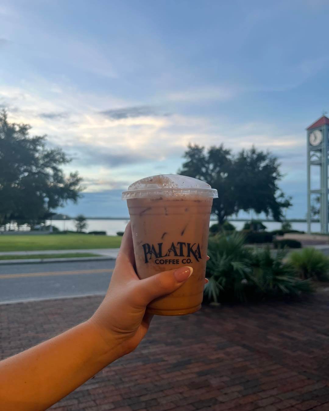 Palatka Coffee Co. waterfront seating