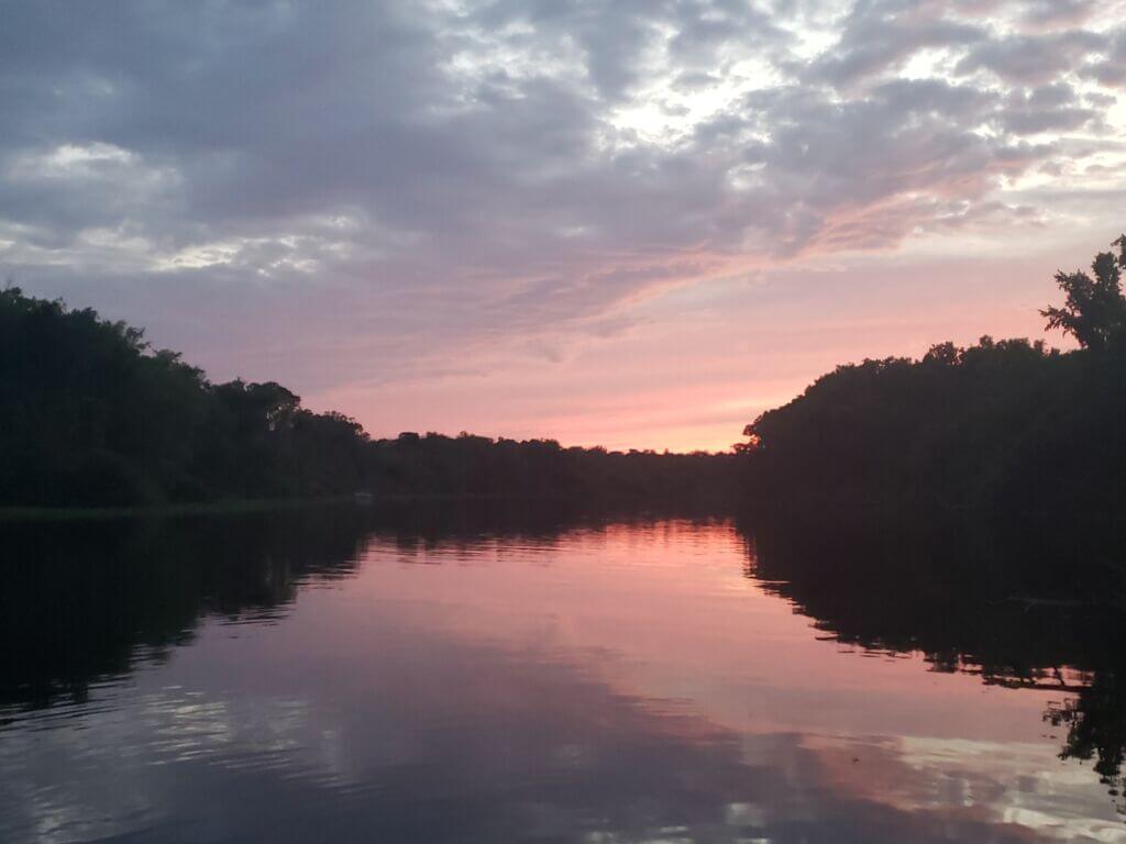 View over the water from Georgia Boys Fish Camp