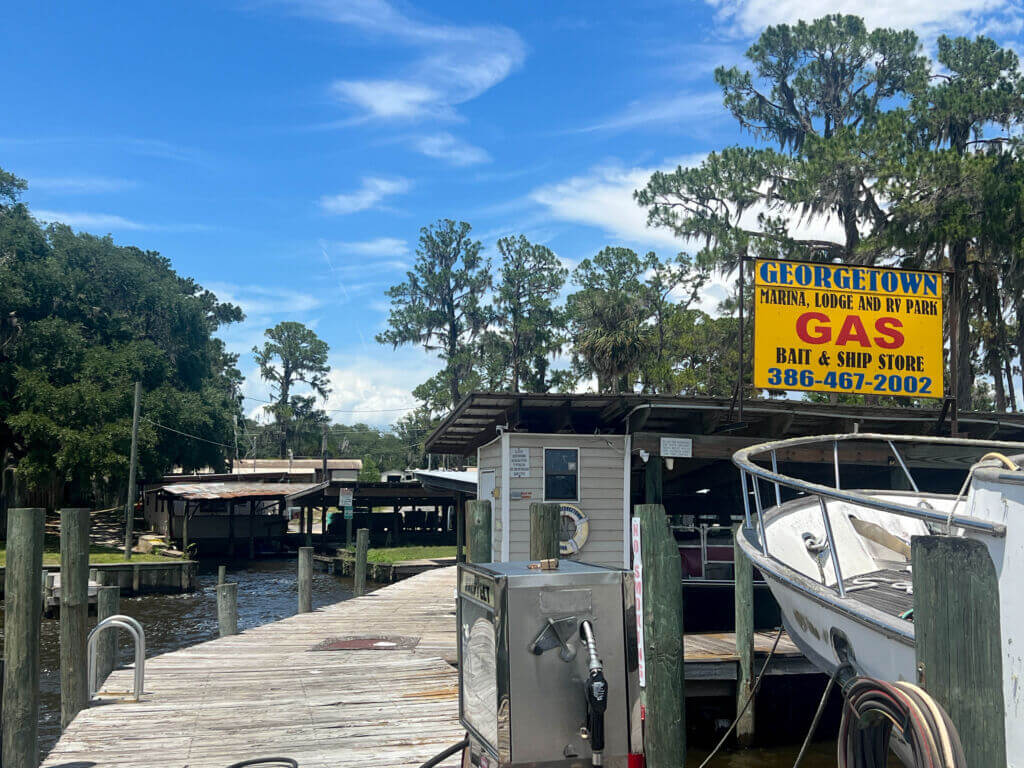 Dock and Gas at Georgetown Marina_Brandy Jo Hastings_
