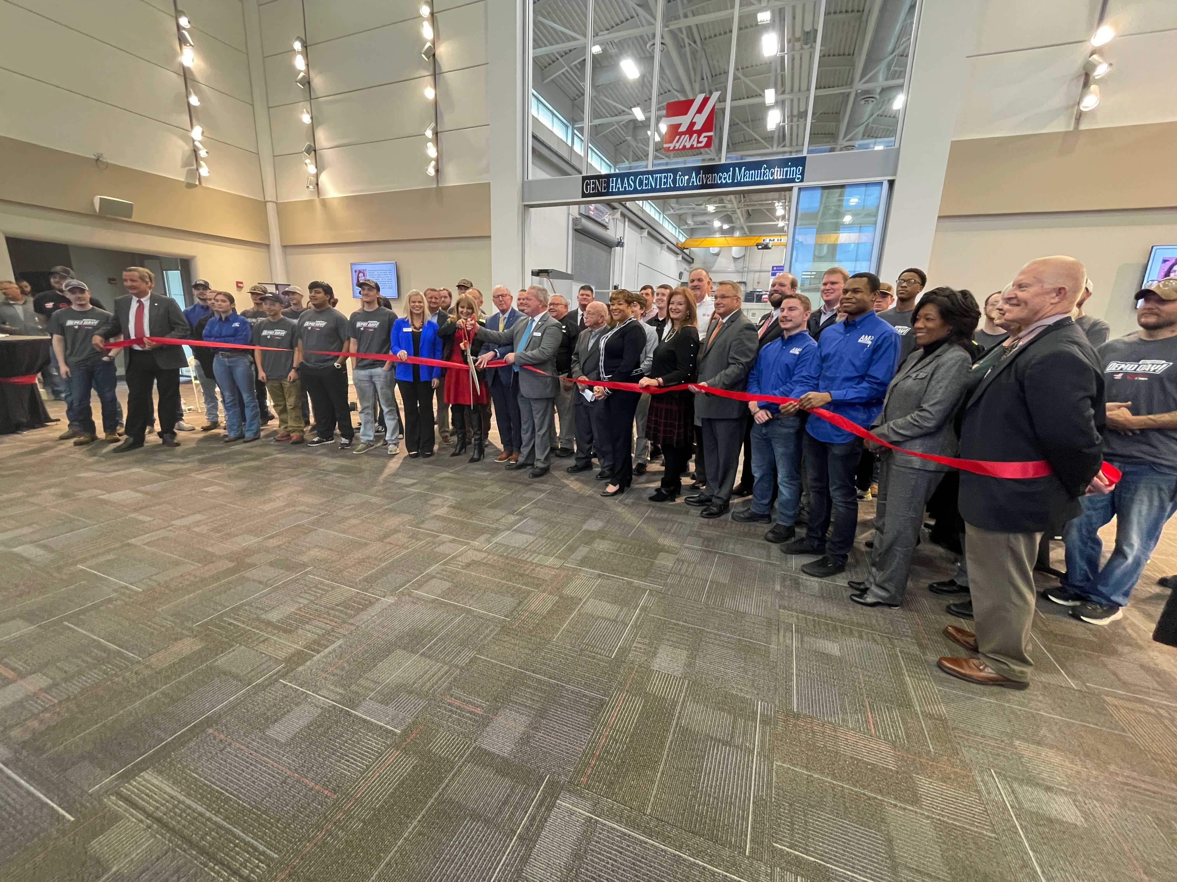 Calhoun Hosts Ribbon Cutting for New Gene Haas Center For Advanced ...