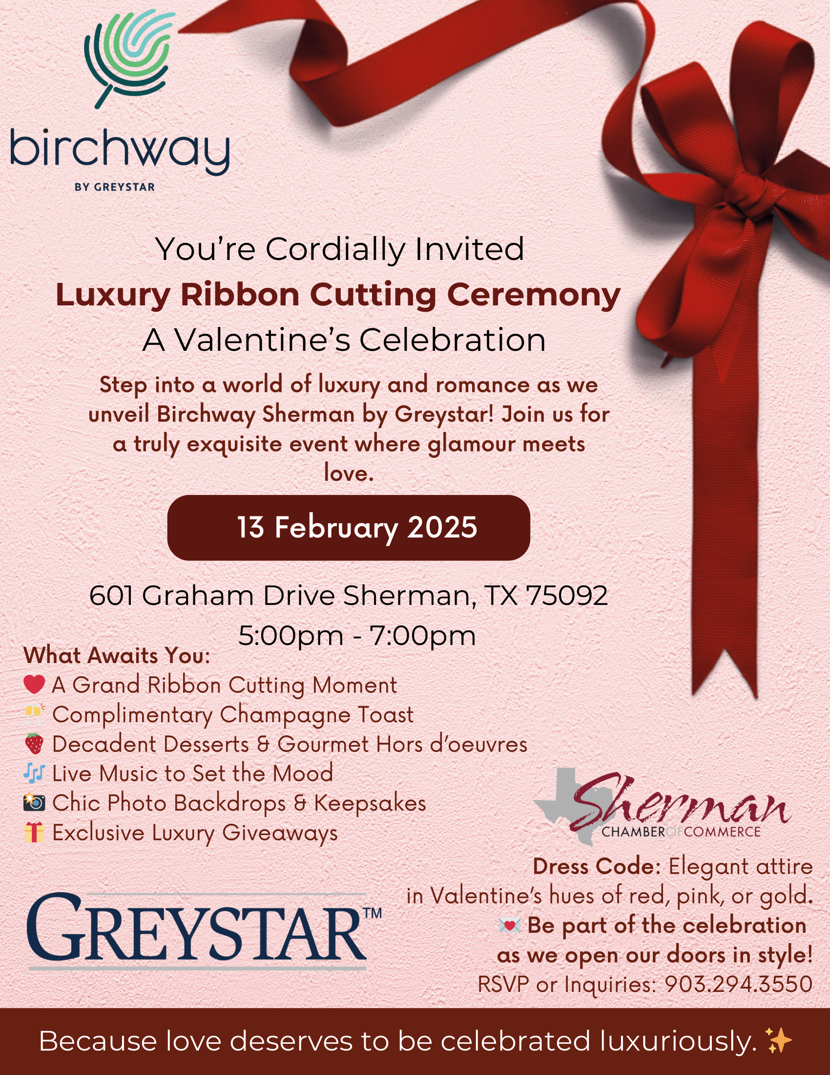 Birchway Sherman Ribbon Cutting Flyer-1