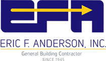 Logo of Eric F. Anderson, a general construction company.