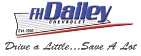 Logo of F.H. Dailey, a Chevrolet dealership.