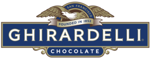 Logo of Ghirardelli, a premium chocolate and confectionery brand.