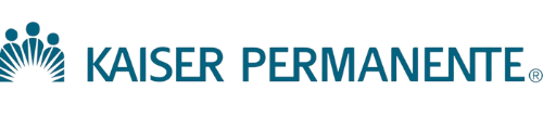 Logo of Kaiser Permanente, a healthcare and medical service provider.