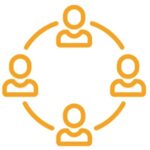 Icon representing networking events