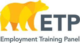 Logo of ETP (Employment Training Panel).