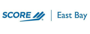 Logo for SCORE East Bay, a resource partner for small business mentoring and support.