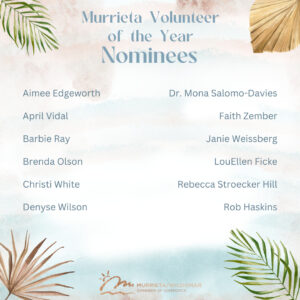 2024 Murrieta Volunteer of the Year Nominees