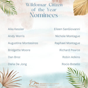 2024 Wildomar Citizen of the Year Nominees