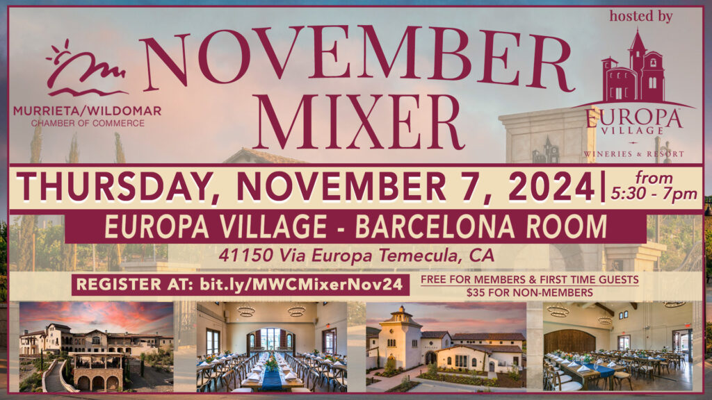 November 2024 Mixer hosted by Europa Village