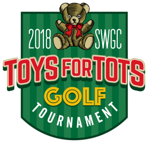 Logo for the Southwest Gwinnett Chamber 2018 Toys for Tots Golf