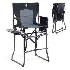 Keep an eye on your booth from a high director's chair.