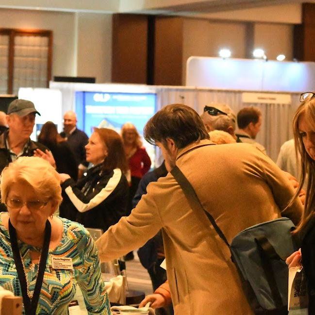 Attendees shopping at the ALP Marketplace Trade Show