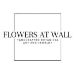 flowers at wall