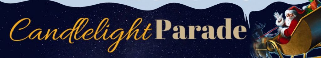 Candlelight parade banner