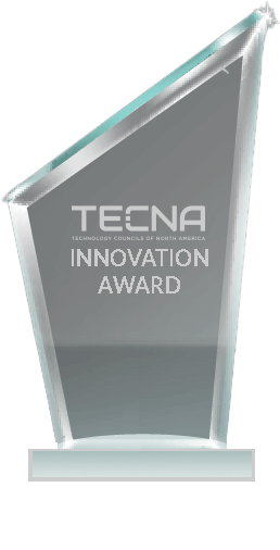 TECNA Innovation Award trophy