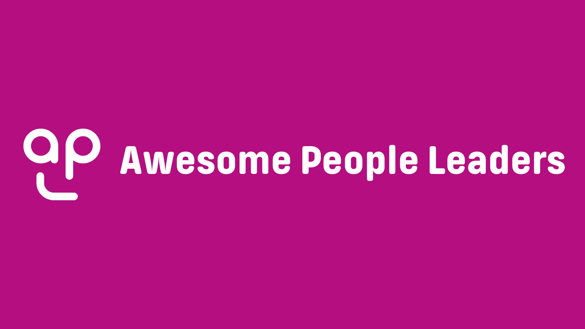 Awesome People Leaders pink rectangle
