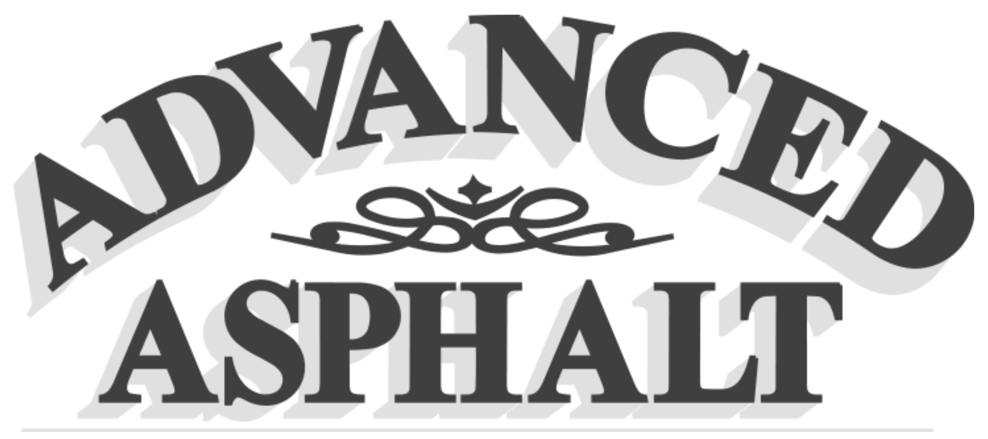 advanced asphalt inverted black and white