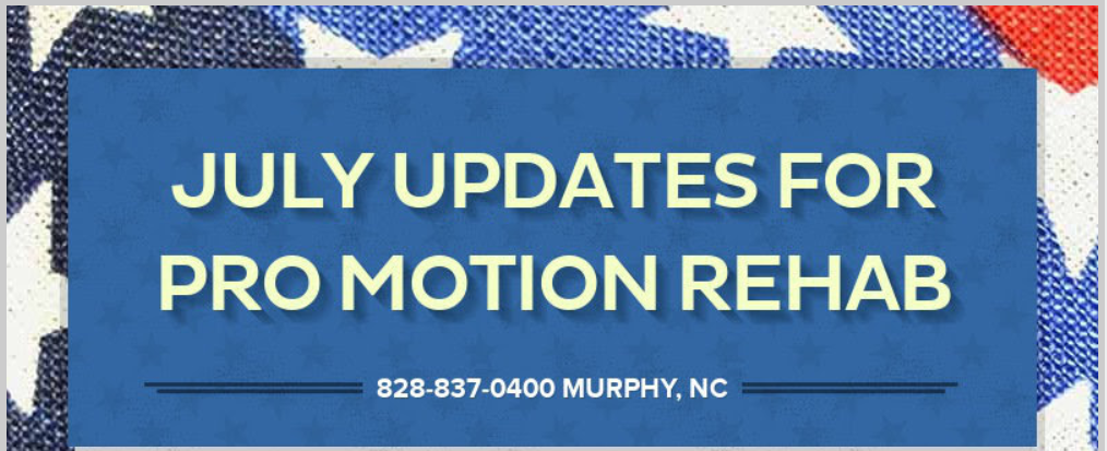 Pro Motion Rehab | Murphy NC