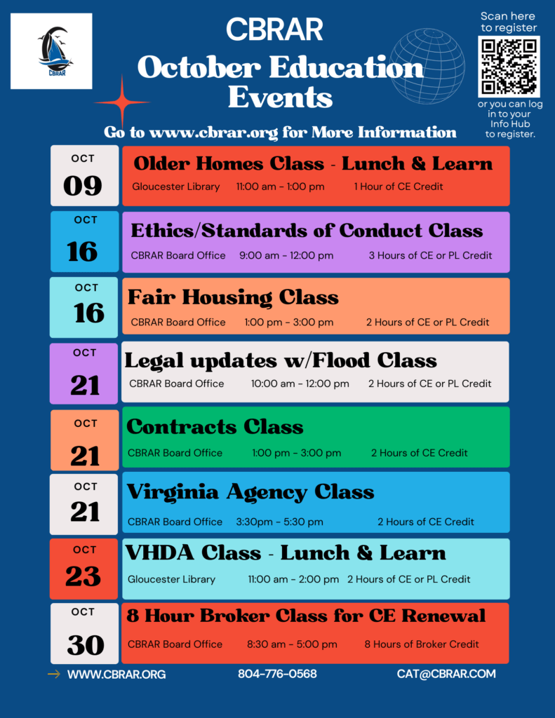 Oct 2025 Education Events