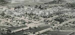 aerial of historic photo