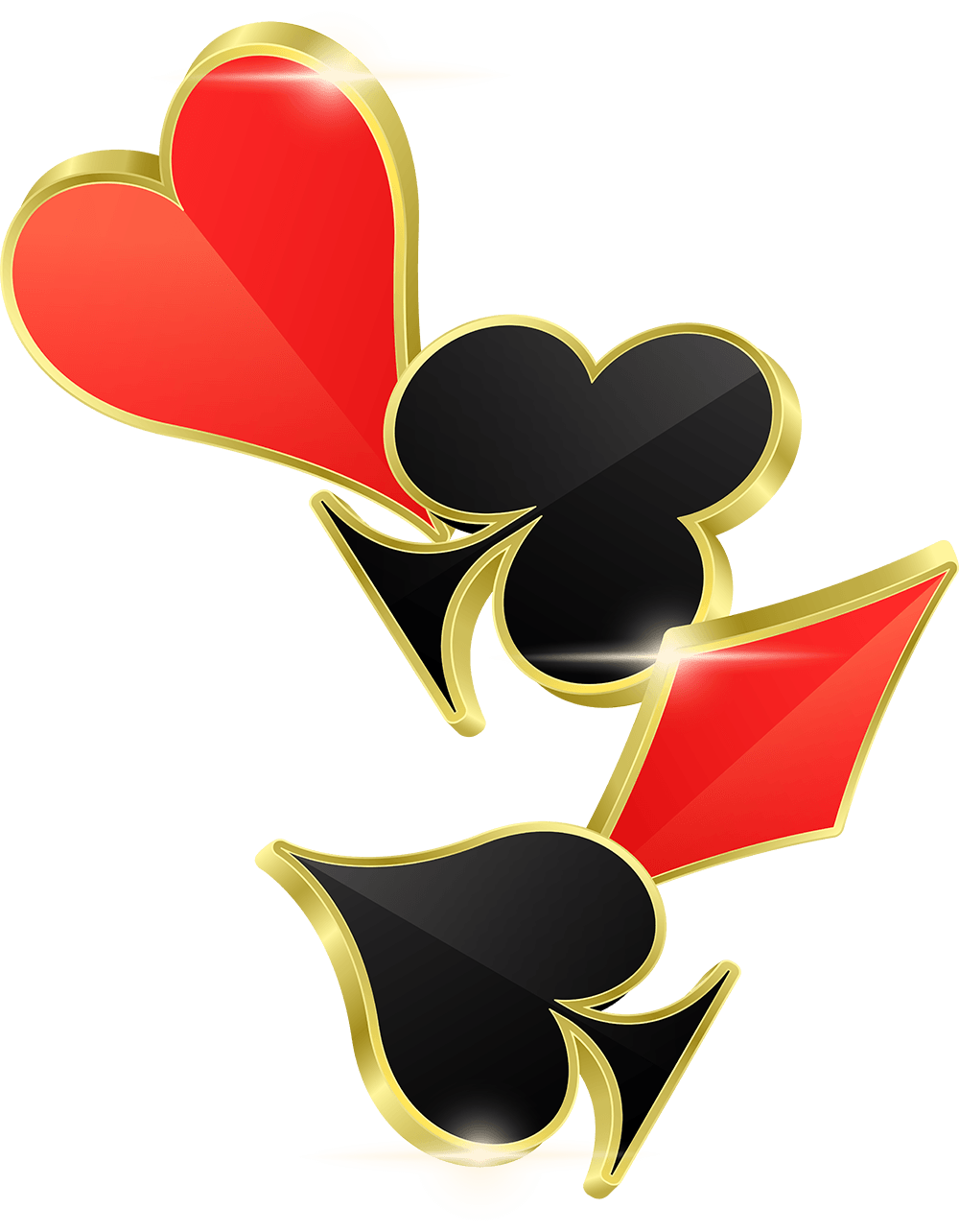 hearts clubs diamonds spades