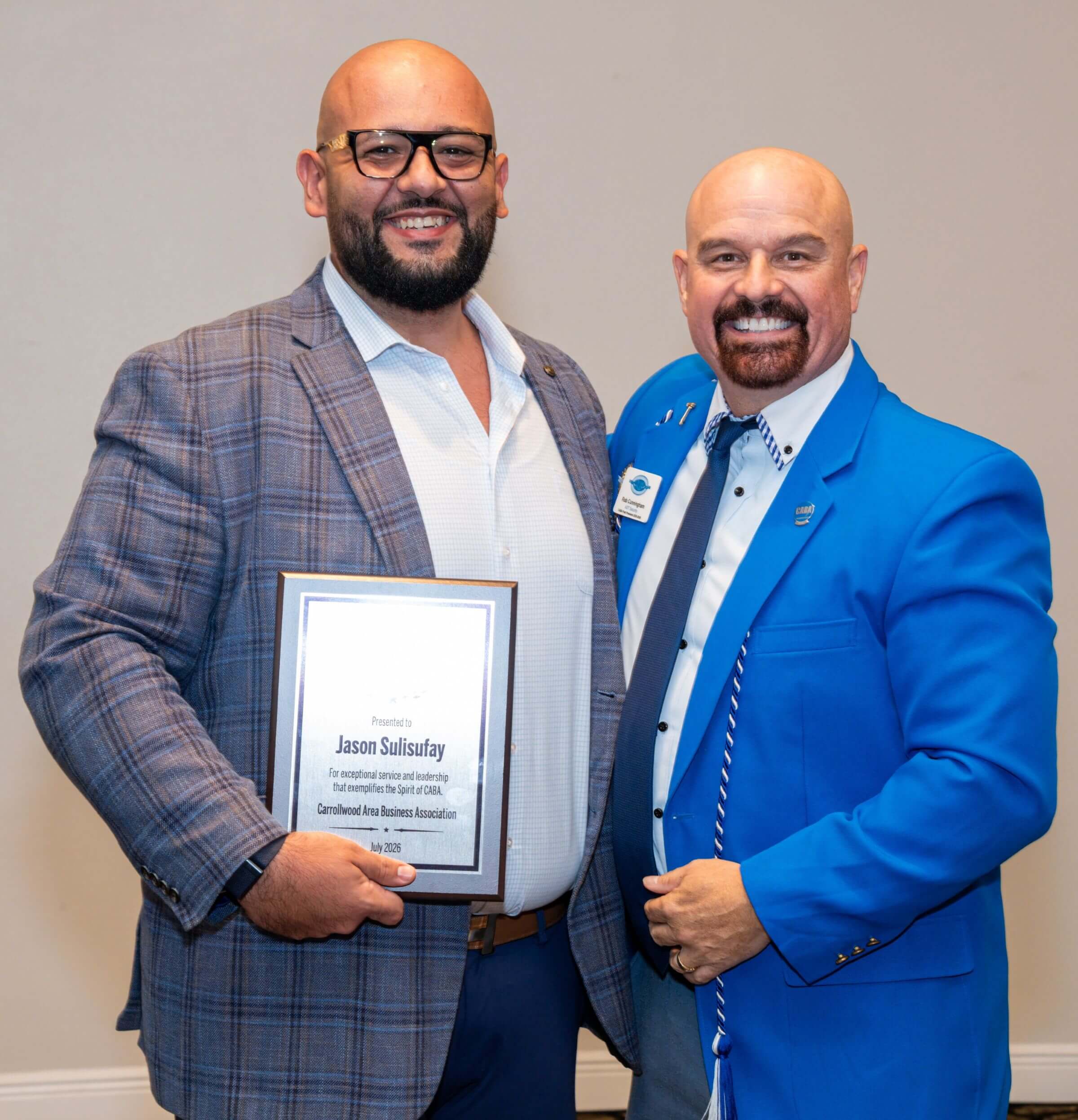 Sprit of Caba Award - Jason Sulisufay