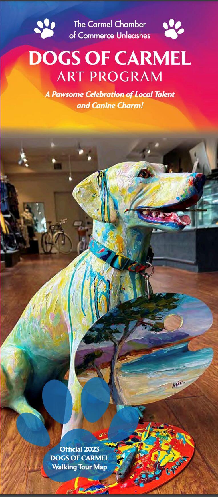 Dogs of Carmel art program