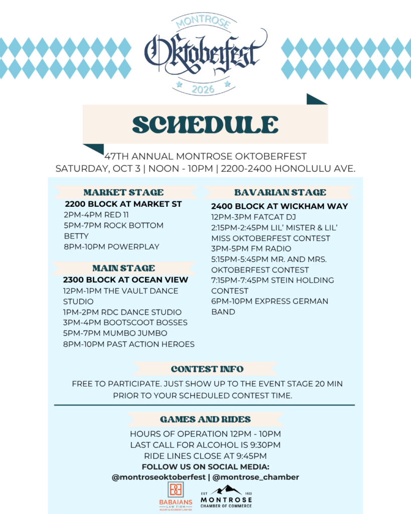 2026 Oktoberfest Entertainment Schedule (Instagram Post (45))