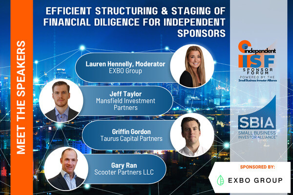 [SBIA Website] Efficient Structuring &amp; Staging of Financial Diligence for Independent Sponsors
