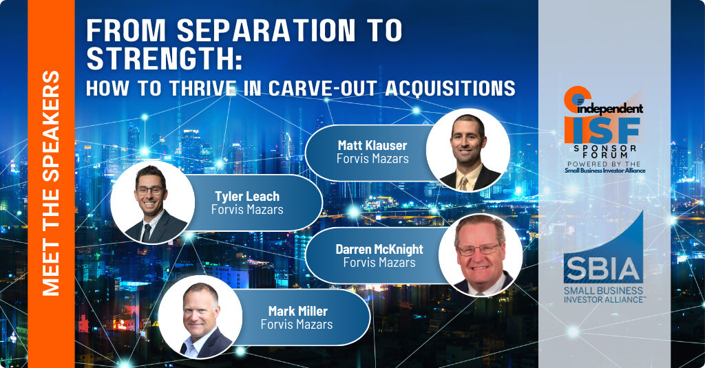 [ISF Website] From Separation to Strength How to Thrive in Carve-Out Acquisitions