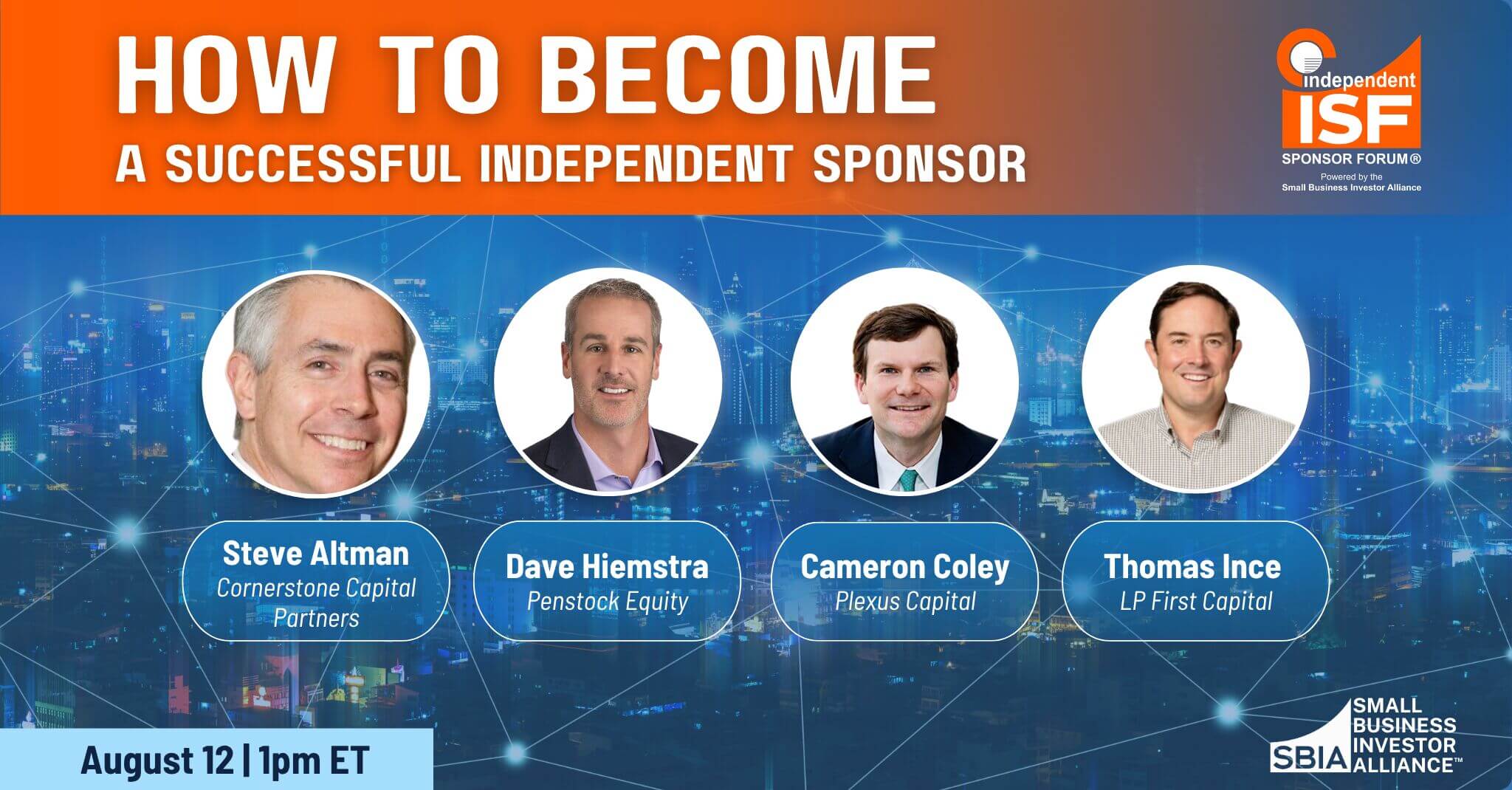 [ISF Website] How to Become a Successful Independent Sponsor