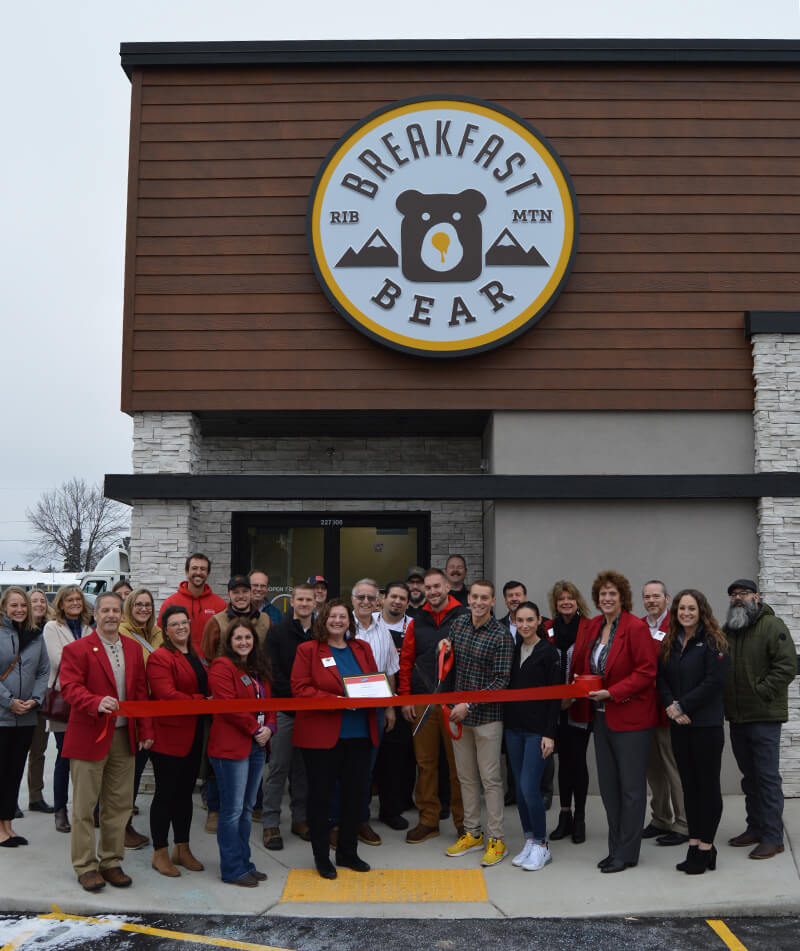 A ribbon cutting ceremony was held at Breakfast Bear in Rib Mountain on Monday, December 11, 2023.