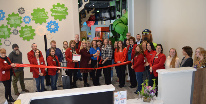 A ribbon cutting was held at the Children's Imaginarium in Wausau on Wednesday, December 6, 2023.