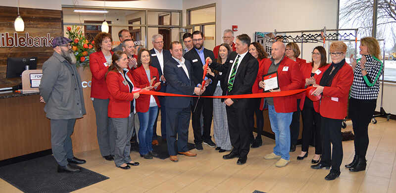 A ribbon cutting ceremony was held at IncredibleBank in Wausau on Tuesday, January 23, 2024.