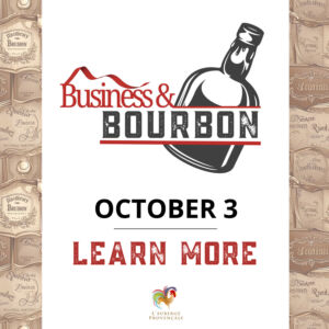 Business and Bourbon Button