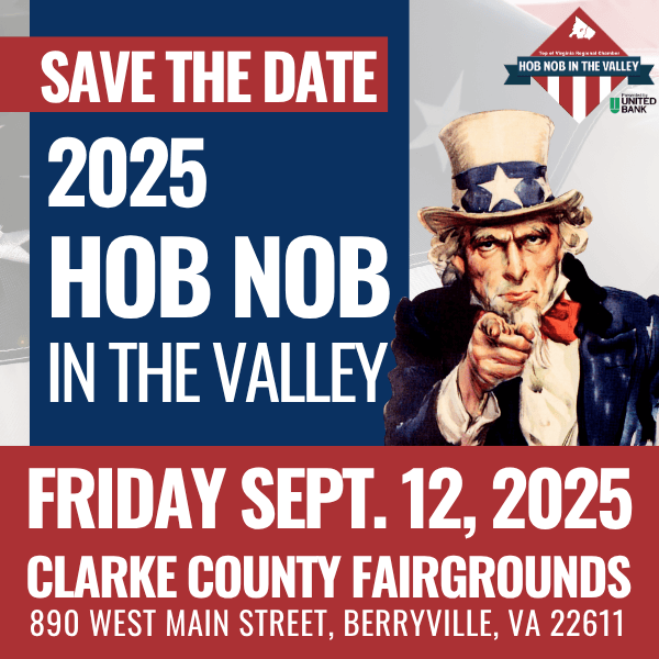 Hob Nob Save the Date button