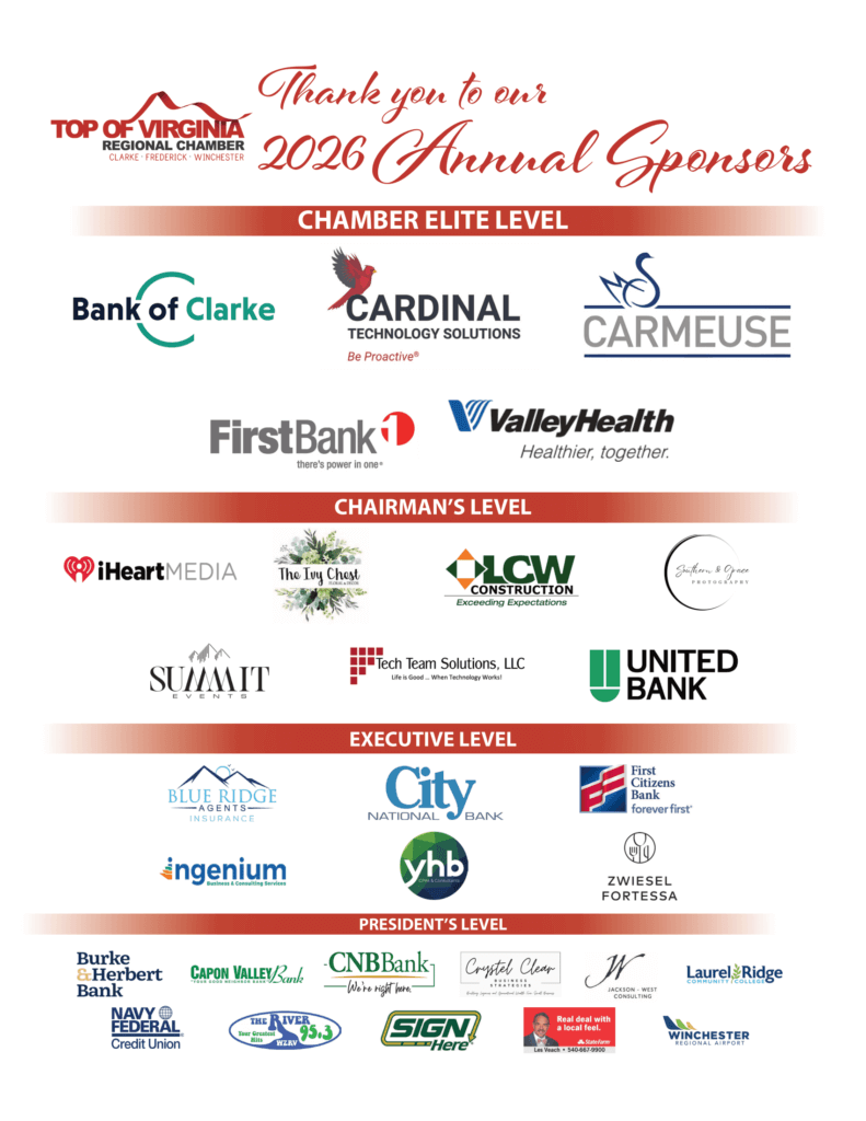 2026 ANNUAL SPONSORS - Updated 1-6-1