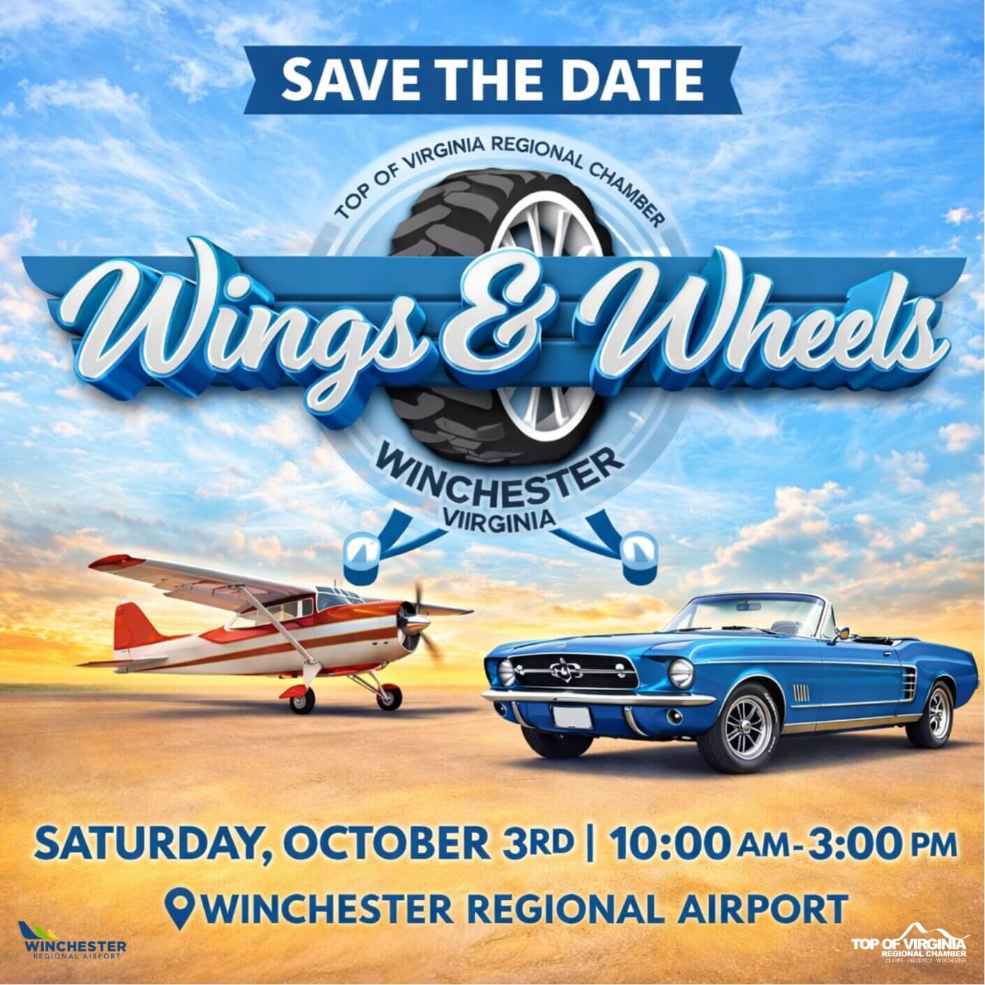 Wings and Wheels Save the Date (newsletter)
