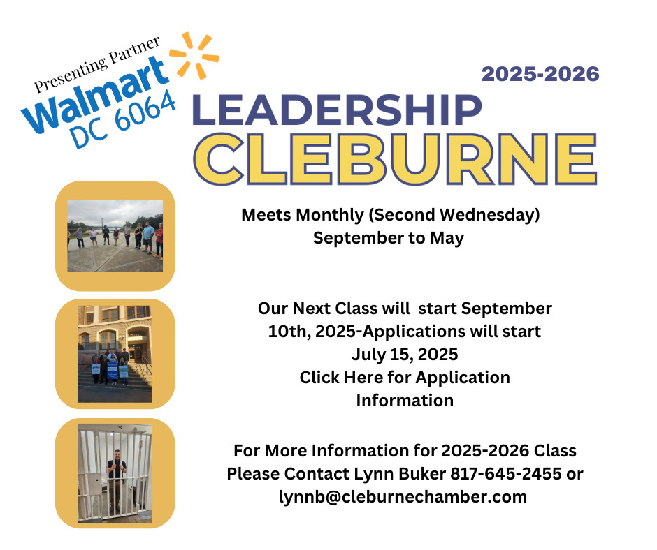 Leadership Cleburne 2025-2026 Weekly Scoop