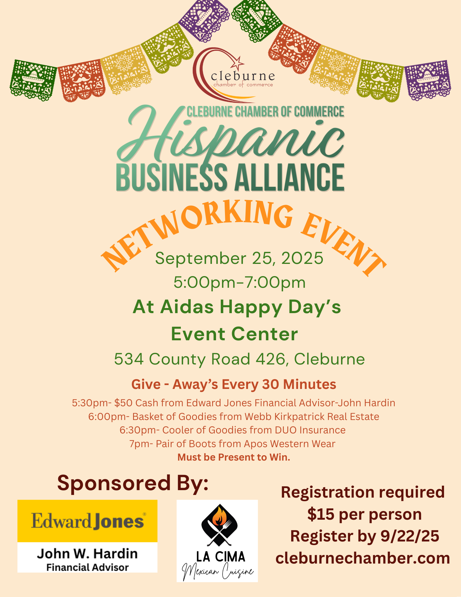 Sept. 2025 HBA English W sponsors