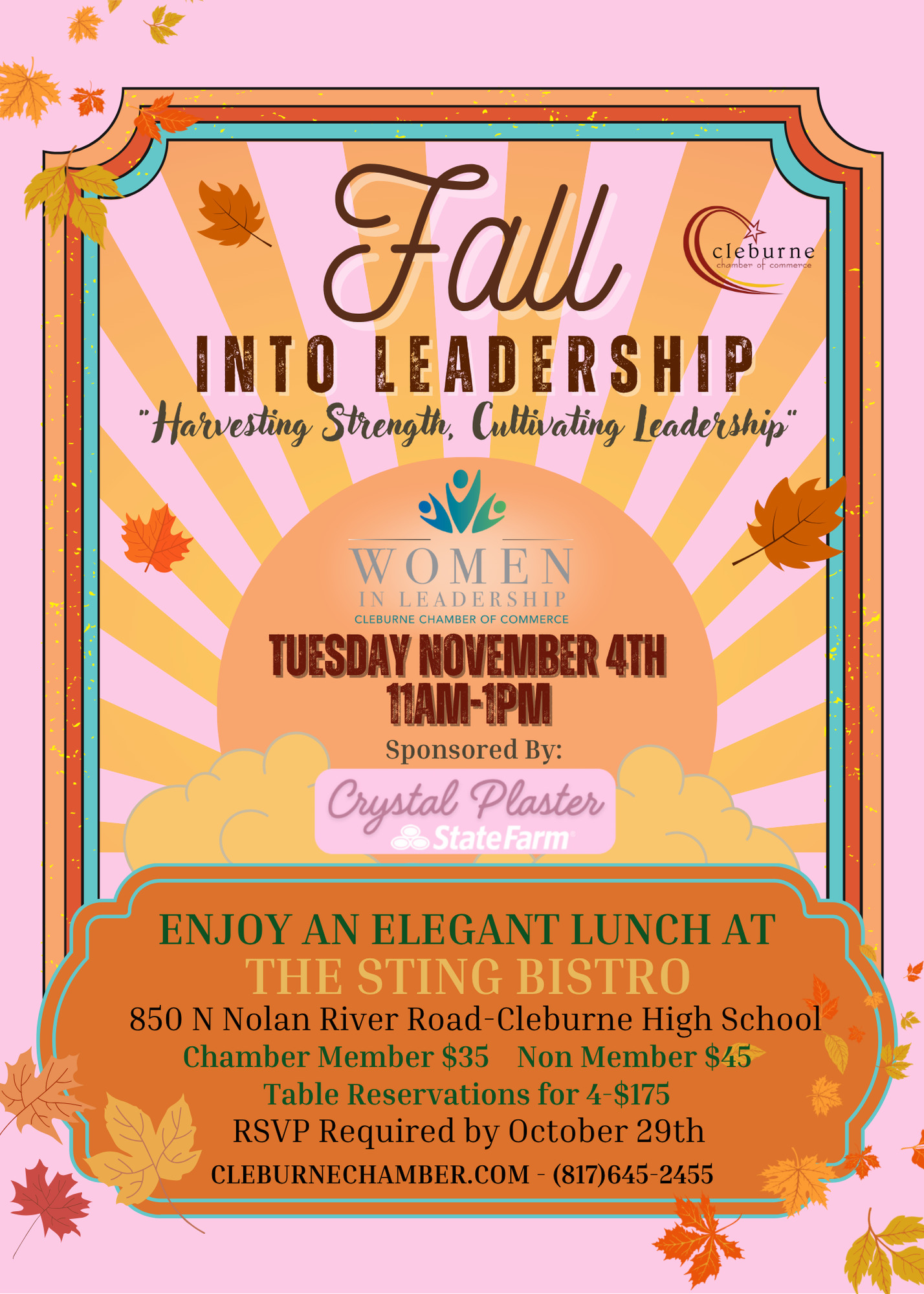 Fall into Leadership Flyer (Invitation 10-1-25