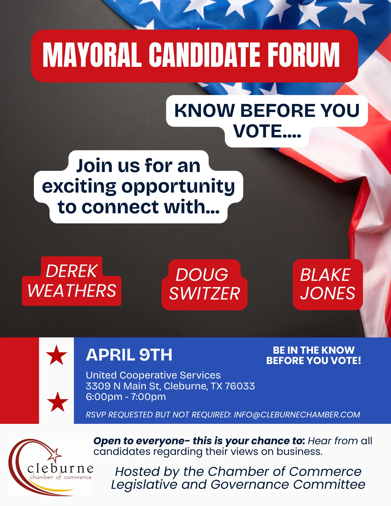 Mayoral Candidate Forum - April 9th V2